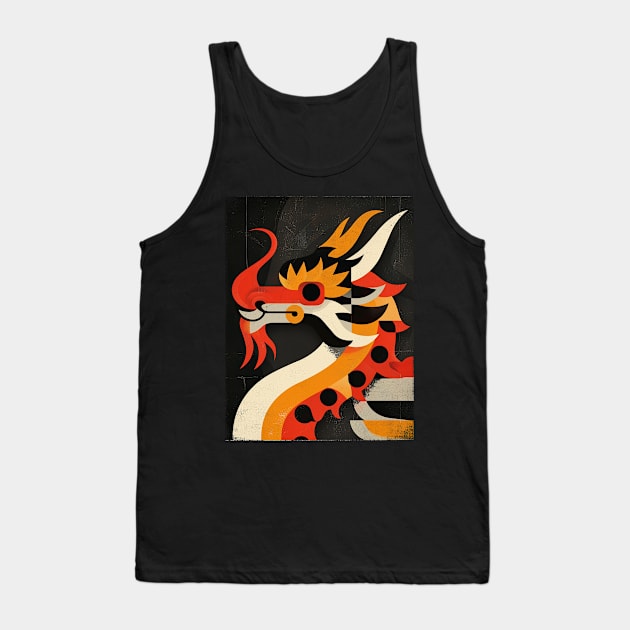 wooden dragon Tank Top by bulografik